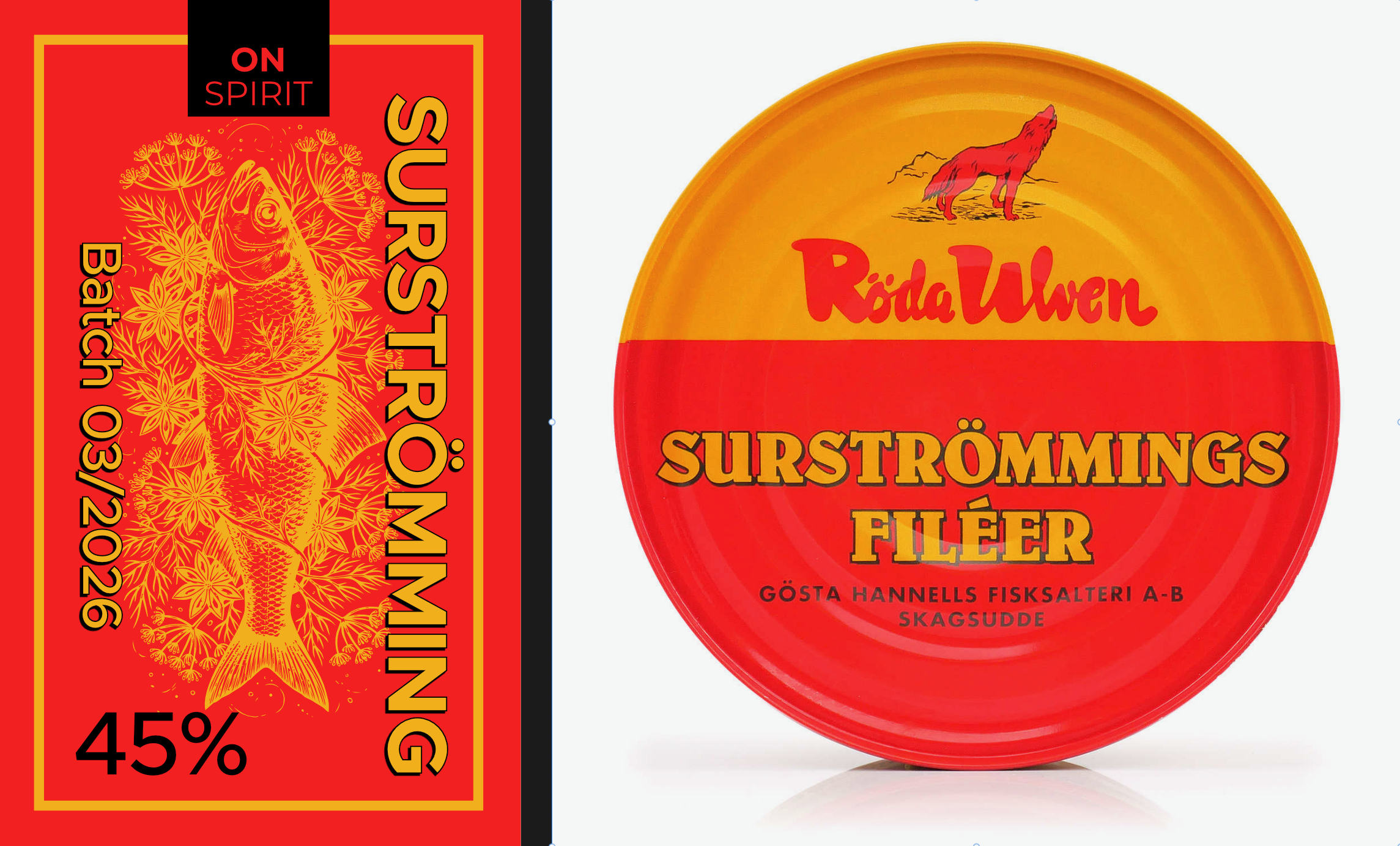 On Spirit Surströmming Wódka (38%)